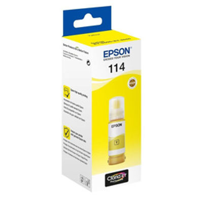 Epson 114 70 ml Flacone di inchiostro originale DYE Giallo ET 8550