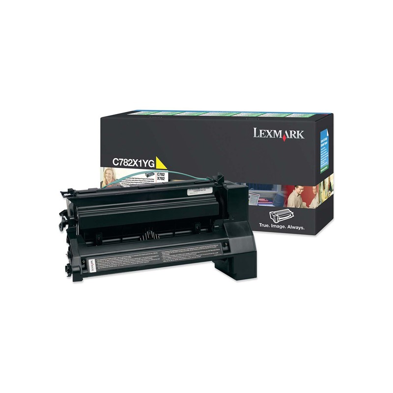 Lexmark C782X1YG cartuccia toner giallo return pro