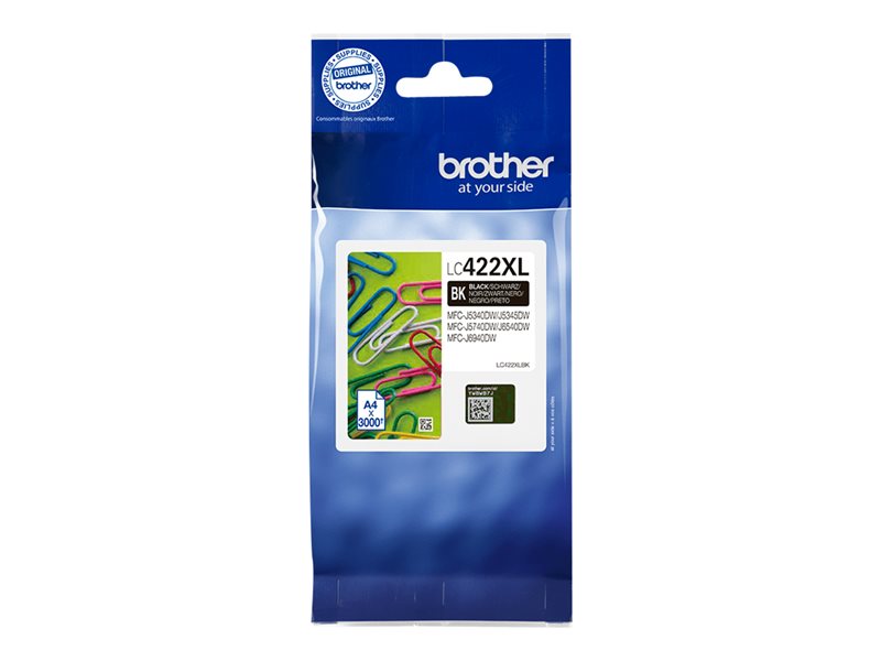 Cartuccia Brother LC422XLBK Nero Originale CARTUCCE INKJET BROLC422XLBK 