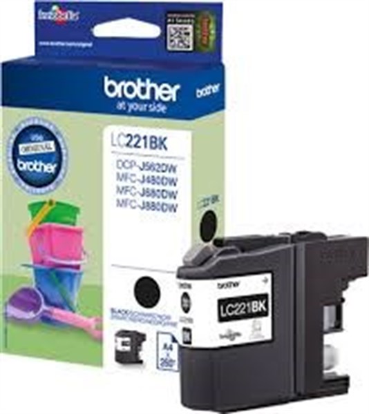 Cartuccia Brother LC221BK Nero Originale