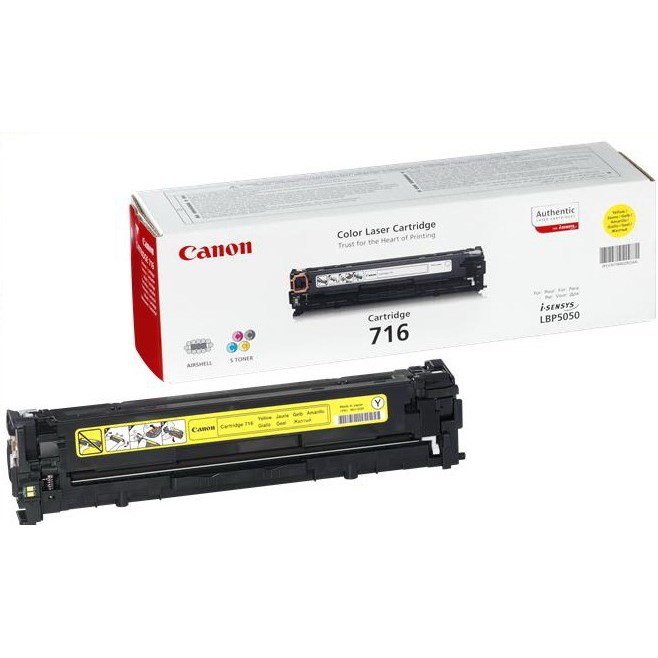 Toner Canon 716Y (1977B002) Giallo Originale