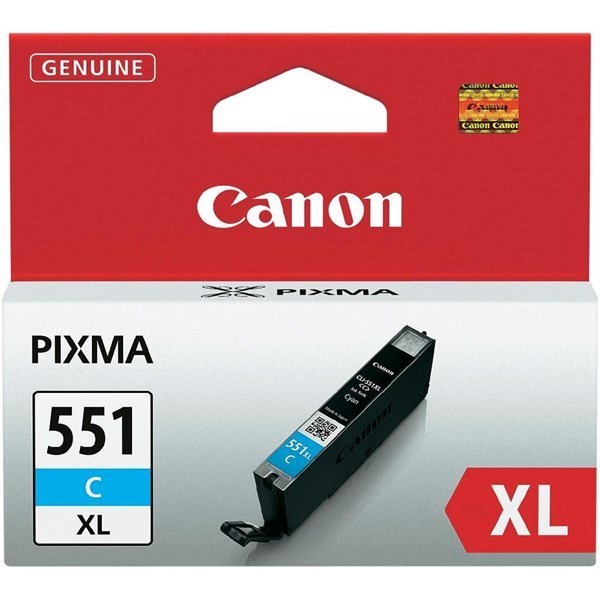 Canon 6444B001 Cartuccia Inchiostro CLI-551XLC Ciano