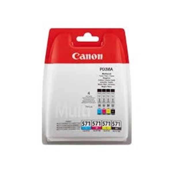 Multipack Canon CLI-571 (0386C004) Nero e Colori Originale