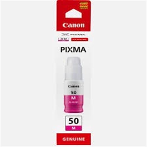 Inchiostro per Cartuccia Canon GI-50 M (3404C001) Magenta Originale