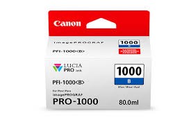 Cartuccia Canon PFI-1000B (0555C001AA) Blu Originale