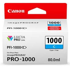 Cartuccia Canon PFI-1000C (0547C001AA) Ciano Originale
