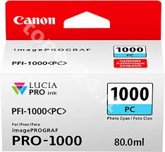 Cartuccia Canon PFI-1000PC (0550C001AA) Ciano Fotografico Originale