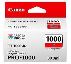 Cartuccia Canon PFI-1000R (0554C001AA) Rosso Originale