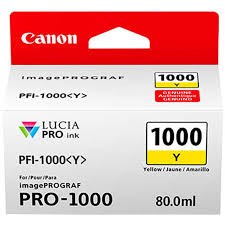 Cartuccia Canon PFI-1000Y (0549C001AA) Giallo Originale