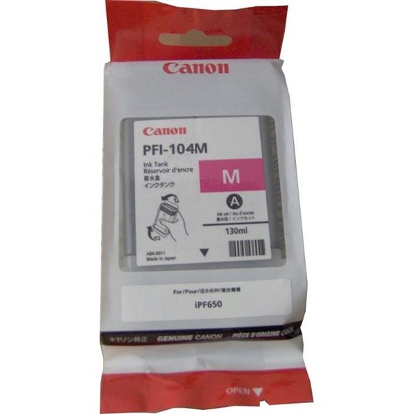 Cartuccia Canon PFI 104M (3631B001AA) Magenta Originale