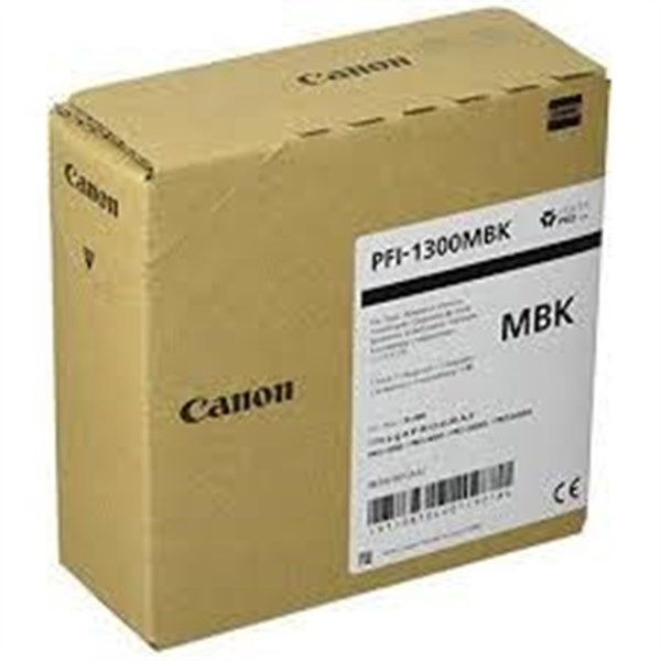 Cartuccia Canon PFI-1300MBK (0810C001AA) Nero Matte Originale