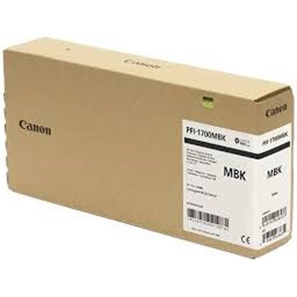 Cartuccia Canon PFI-1700MBK (0774C001AA) Nero Matte Originale
