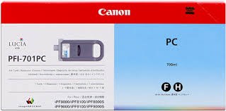 Cartuccia Canon PFI-701PC (0904B001AA) Ciano Fotografico Originale