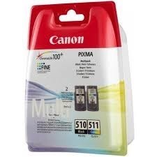 Multipack Canon PG510 e CL511 (2970B010) Nero e Colore Originale