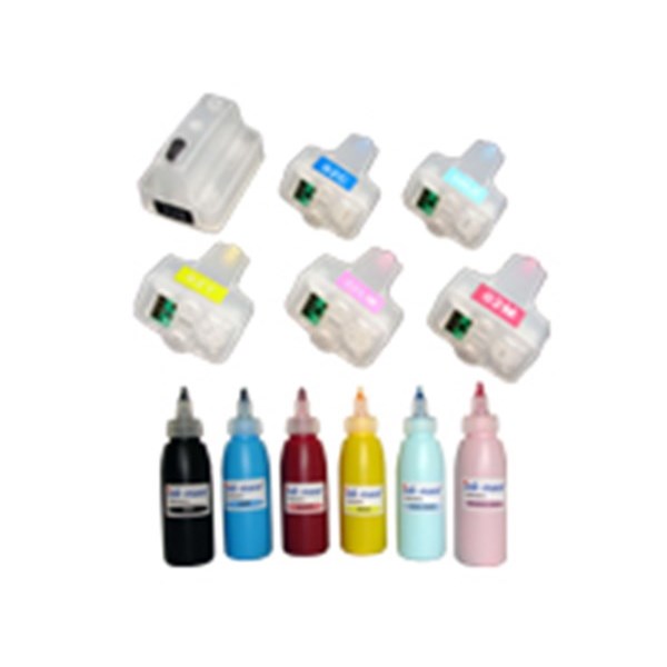 Cartucce Vuote Autoresettanti HP 363 + 6 flaconi da 100 ml