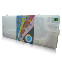 Cartuccia vuota Ciano con CHIP da 220 ml per Epson Stylus PRO 4880.