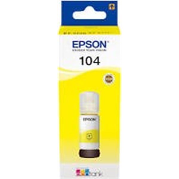 Epson EcoTank 104 65 ml giallo originale serbatoio inchiostro