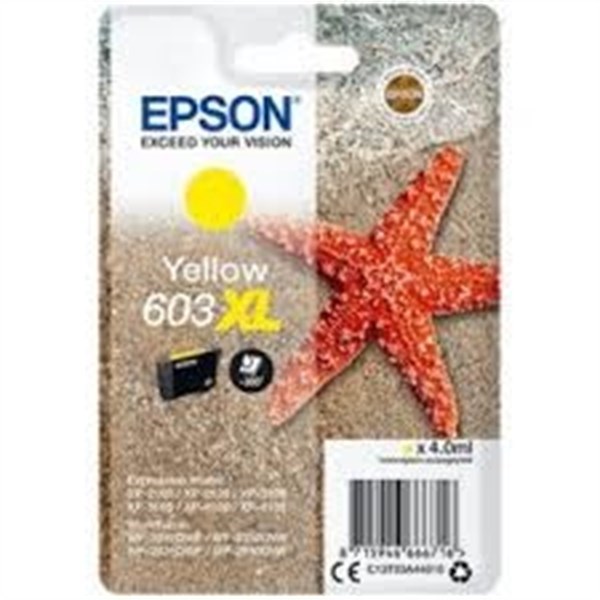 Cartuccia Epson 603XL (C13T03A44010) Giallo Originale