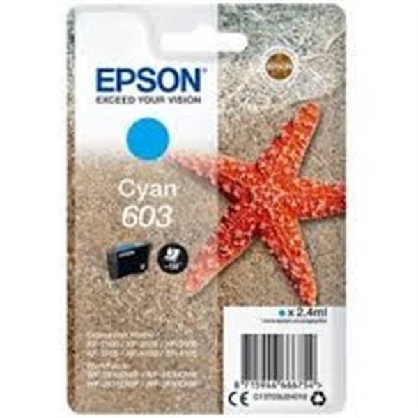 Cartuccia Epson 603 (C13T03U24010) Ciano Originale