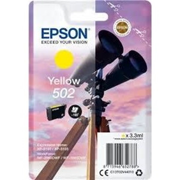 Cartuccia Epson 502 (C13T02V44010) Giallo Originale