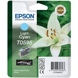 Cartuccia Epson T0595 (C13T059540) Ciano Fotografico Originale