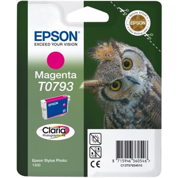 Cartuccia Epson T0793 (C13T079340) Magenta Originale