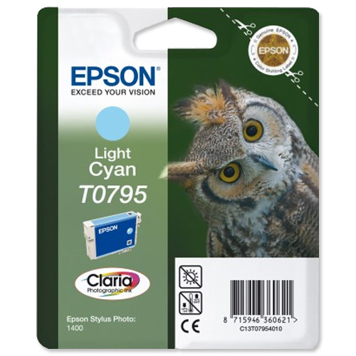 Cartuccia Epson T0795 (C13T079540) Ciano Fotografico Originale