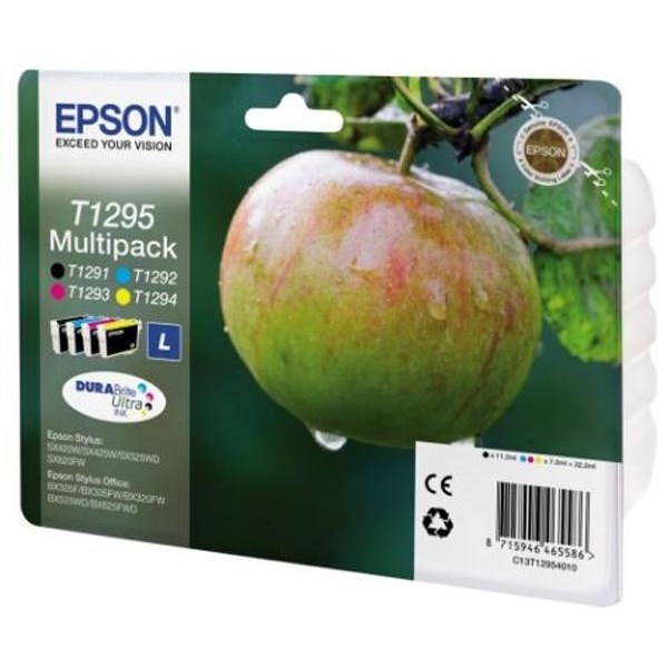 Cartucce Epson T1295 (C13T12954511) Multipack Nero e Colore Originale