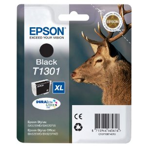 Cartuccia Epson T1301 XL (C13T13014010) Nero Originale