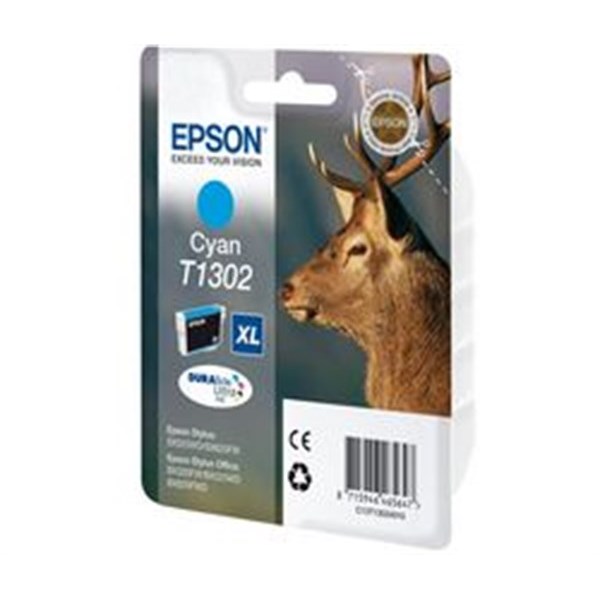 Cartuccia Epson T1302 XL (C13T13024010) Ciano Originale