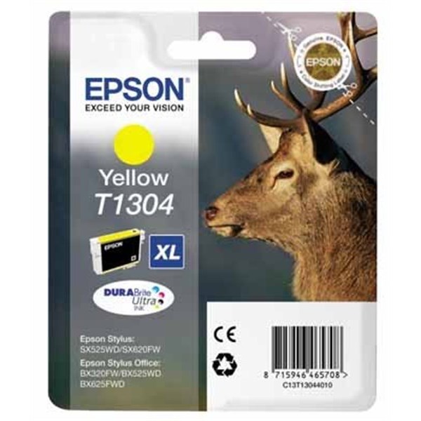 Cartuccia Epson T1304 XL (C13T13044010) Giallo Originale