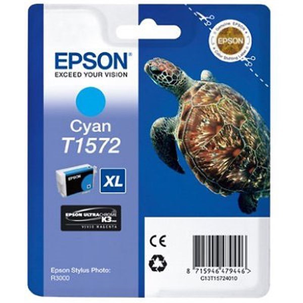 Cartuccia Epson T1572 (C13T15724010) Ciano Originale