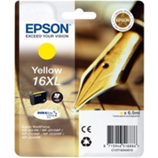 Cartuccia Epson T1634-XL (C13T16344020) Giallo Originale