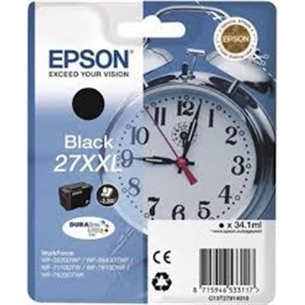 Epson T2791 - 27XXL Cartuccia Inchiostro Nero