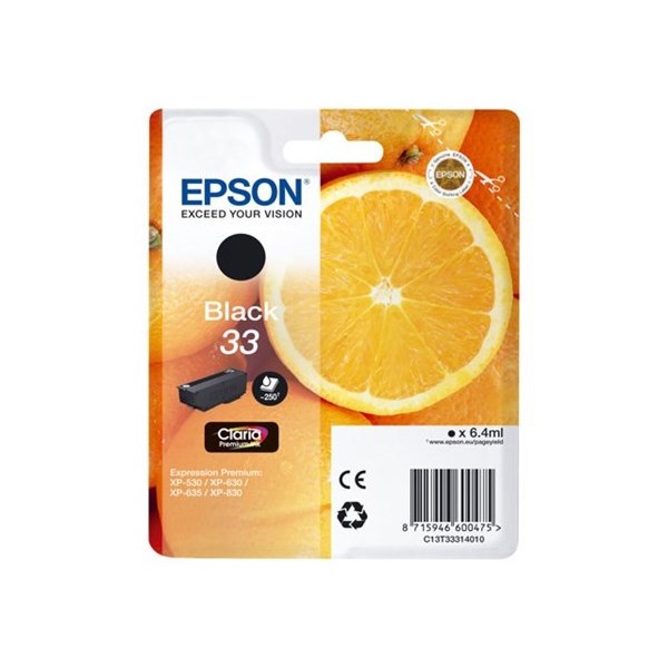 Cartuccia Epson T3331 33 (C13T33314020) Nero Originale