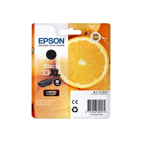 Cartuccia Epson T3351 T33XL (C13T33514020) Nero Originale