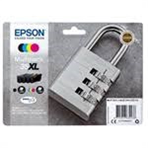 Multipack da 4 Cartucce Epson T3596 XL (C13T35964020) Nero e Colore Originale