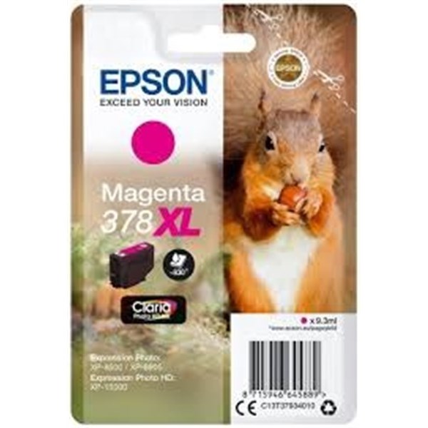 Cartuccia Epson 378XL (C13T37934020) Magenta Originale