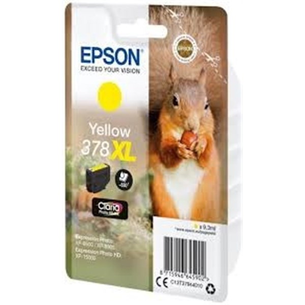 Cartuccia Epson 378XL (C13T37944020) Giallo Originale