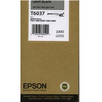 Cartuccia Epson T6037 (C13T603700) Nero Light Originale