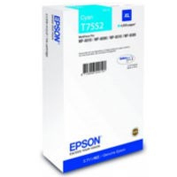 Cartuccia Epson T7552 XL (C13T755240) Ciano Originale
