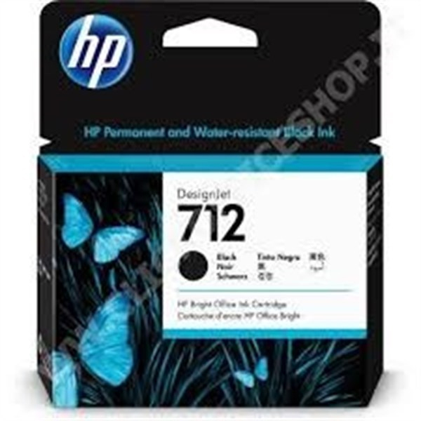 Cartuccia HP 712 (3ED71A) Nero Originale