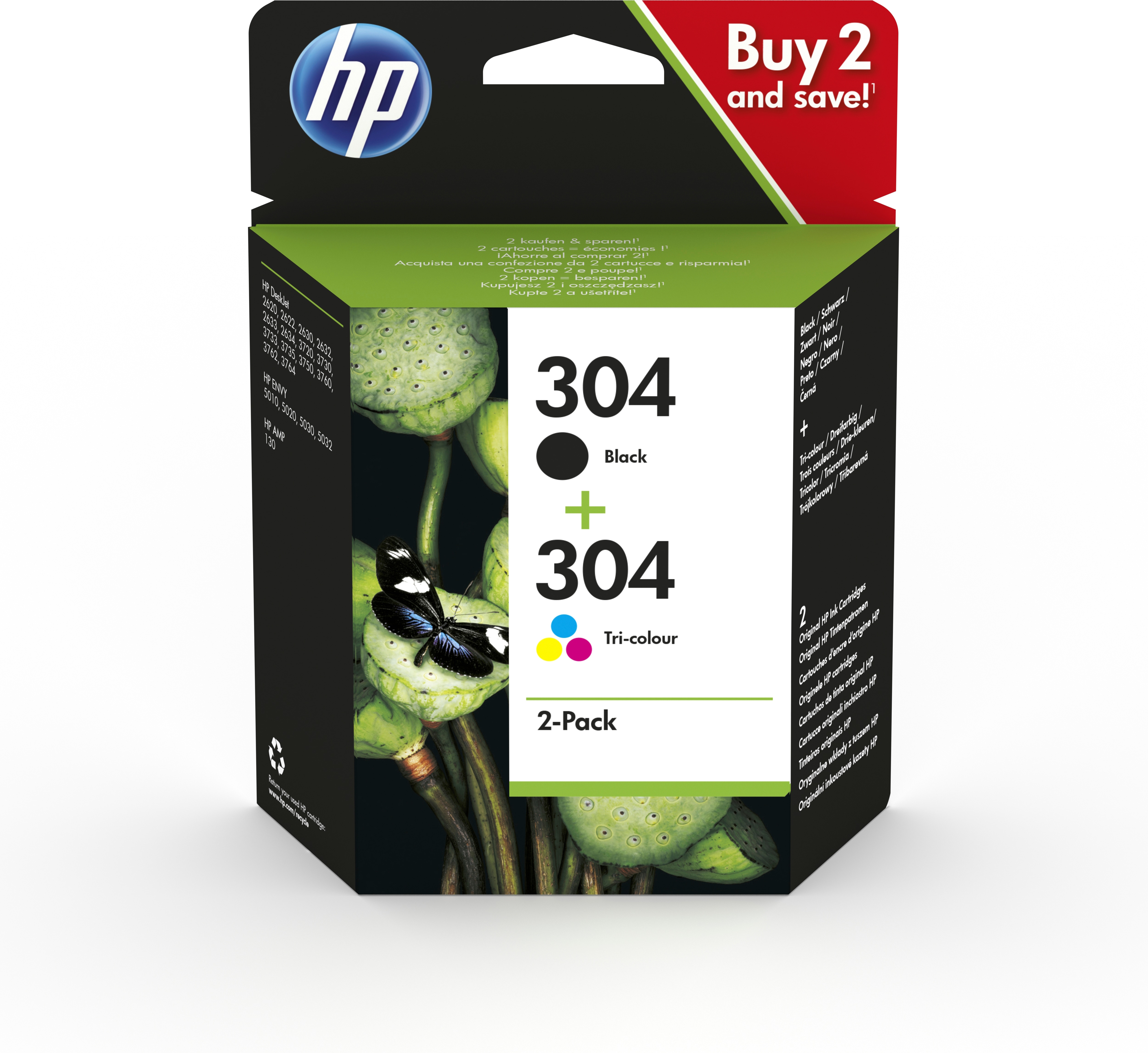 HP 304 - 3JB05AE - Combo Pack Confezione da 1 cart