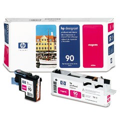 Cartuccia HP 90 (C5056A) Magenta Originale