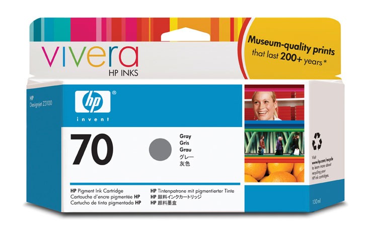 Cartuccia HP 70 (C9404A) Nero Opaco E Ciano Originale