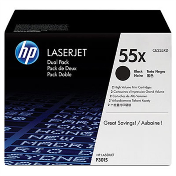 HP CE255XD Toner Nero 255X