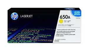 Toner HP 650A (CE272A) Giallo Originale