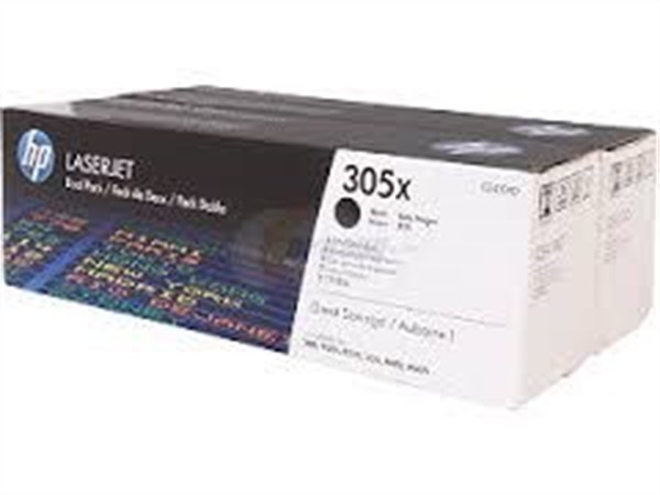 HP CE410XD Toner Nero 305X Pacco doppio