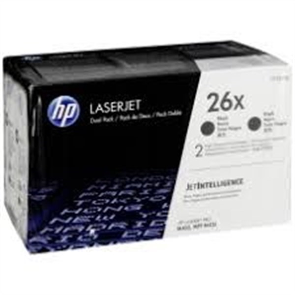 Toner HP 26X (CF226XD) Nero Originale Conf. da 2