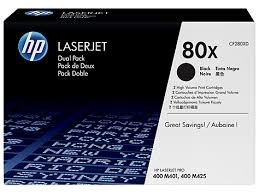 HP CF280XD Toner Nero 80X Pacco Doppio